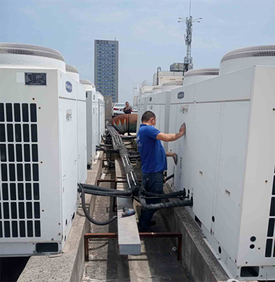 日土中央空调制热和不制冷系统维修方法